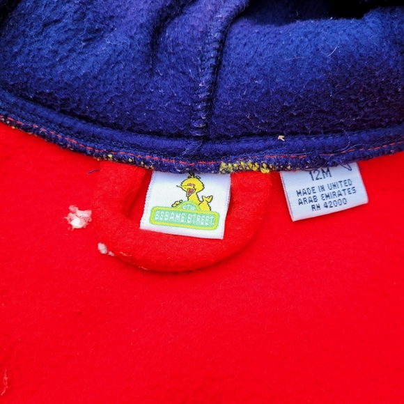 Vintage Y2K Sesame Street hooded varsity jacket - Picture 5 of 6